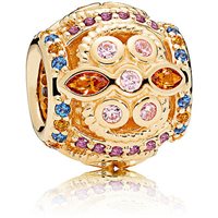 Charm Pandora Donna in Oro Cubic Zirconia 756225PCZMX - 756225PCZMX